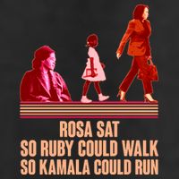 Rosa Sat So Ruby Could Walk So Kamala Could Run Kamala Harris 2024 Cool Comfort Performance Bucket Hat