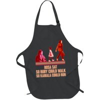 Rosa Sat So Ruby Could Walk So Kamala Could Run Kamala Harris 2024 Apron