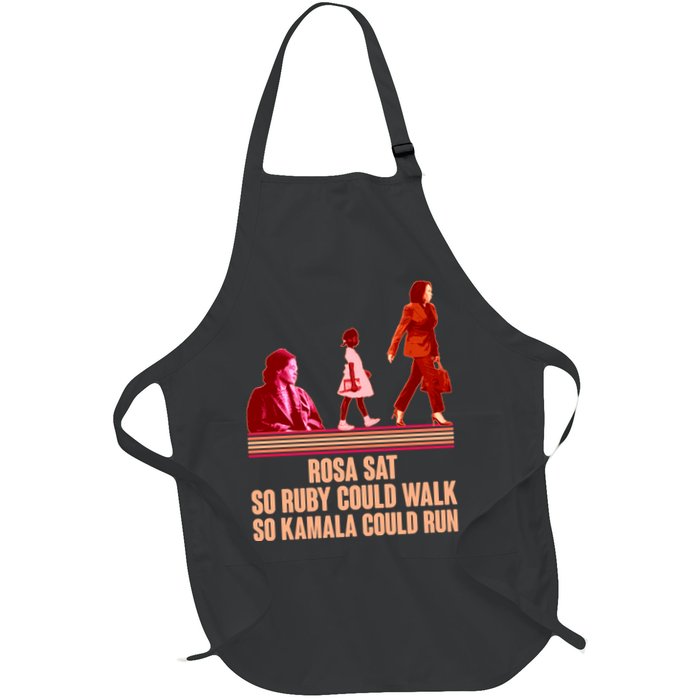 Rosa Sat So Ruby Could Walk So Kamala Could Run Kamala Harris 2024 Apron