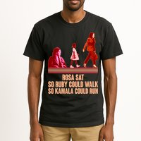 Rosa Sat So Ruby Could Walk So Kamala Could Run Kamala Harris 2024 Tall T-Shirt