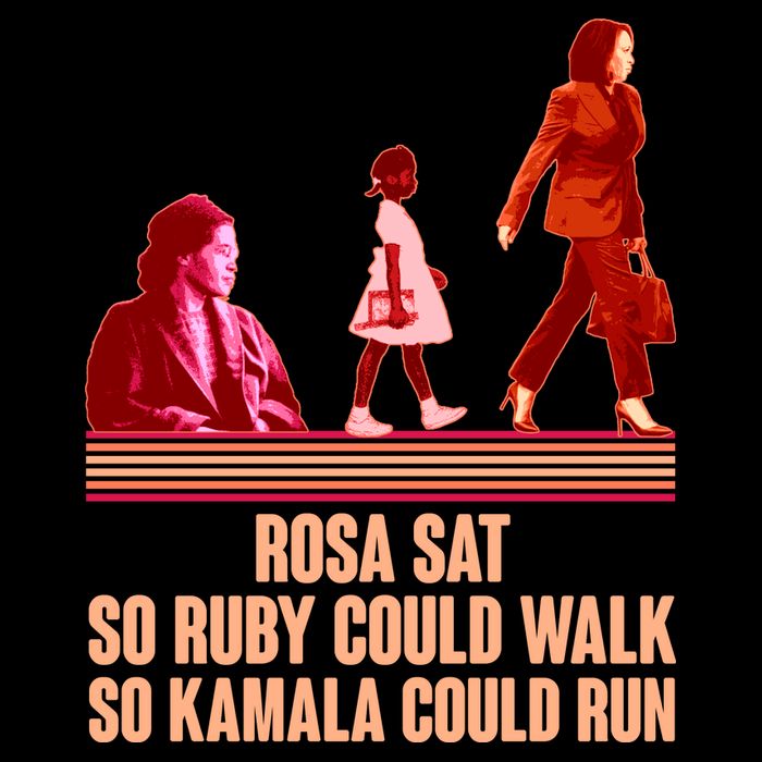 Rosa Sat So Ruby Could Walk So Kamala Could Run Kamala Harris 2024 Drawstring Bag