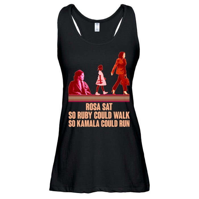 Rosa Sat So Ruby Could Walk So Kamala Could Run Kamala Harris 2024 Ladies Essential Flowy Tank