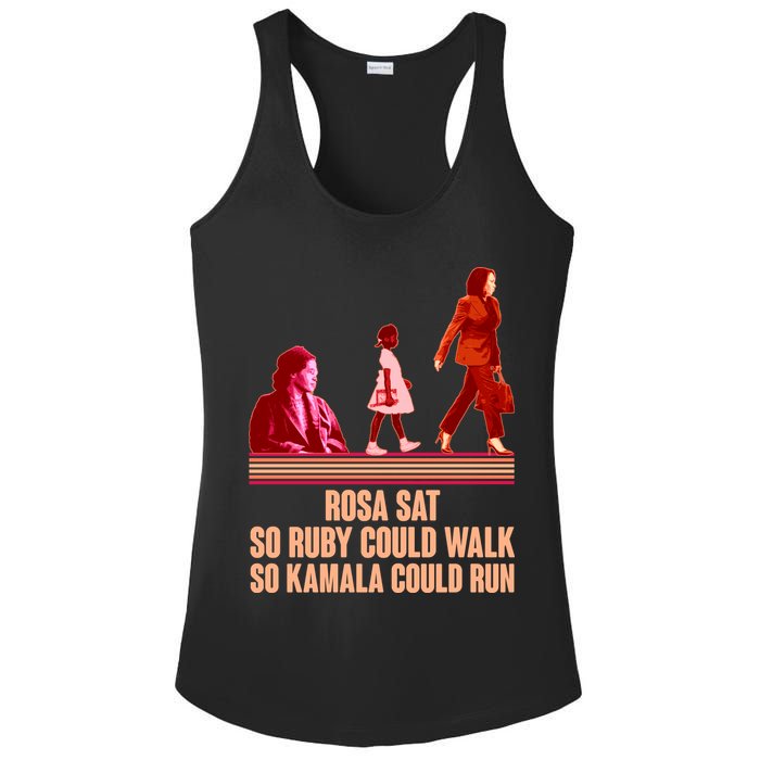 Rosa Sat So Ruby Could Walk So Kamala Could Run Kamala Harris 2024 Ladies PosiCharge Competitor Racerback Tank
