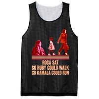 Rosa Sat So Ruby Could Walk So Kamala Could Run Kamala Harris 2024 Mesh Reversible Basketball Jersey Tank