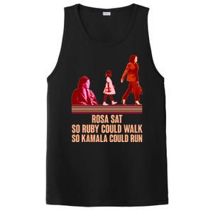 Rosa Sat So Ruby Could Walk So Kamala Could Run Kamala Harris 2024 PosiCharge Competitor Tank