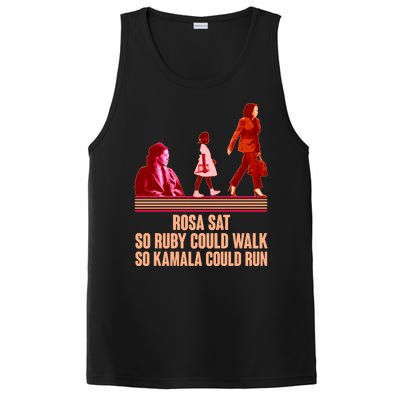 Rosa Sat So Ruby Could Walk So Kamala Could Run Kamala Harris 2024 PosiCharge Competitor Tank