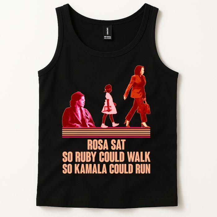 Rosa Sat So Ruby Could Walk So Kamala Could Run Kamala Harris 2024 Tank Top