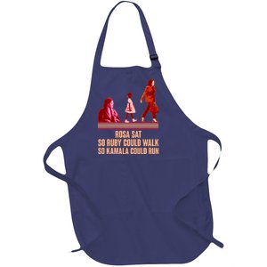 Rosa Sat So Ruby Could Walk So Kamala Could Run Kamala Harris 2024 Full-Length Apron With Pockets