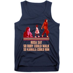 Rosa Sat So Ruby Could Walk So Kamala Could Run Kamala Harris 2024 Tank Top