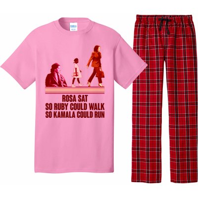 Rosa Sat So Ruby Could Walk So Kamala Could Run Kamala Harris 2024 Pajama Set