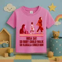 Rosa Sat So Ruby Could Walk So Kamala Could Run Kamala Harris 2024 Toddler T-Shirt