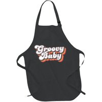 Retro Seventies Style Groovy Baby 70s Fancy Dress Apron