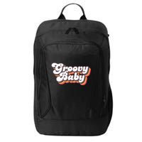 Retro Seventies Style Groovy Baby 70s Fancy Dress City Backpack