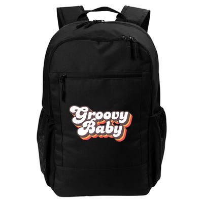 Retro Seventies Style Groovy Baby 70s Fancy Dress Backpack