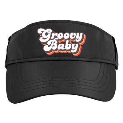 Retro Seventies Style Groovy Baby 70s Fancy Dress Adult Drive Performance Visor