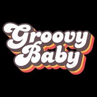 Retro Seventies Style Groovy Baby 70s Fancy Dress Flat Bill Trucker Hat