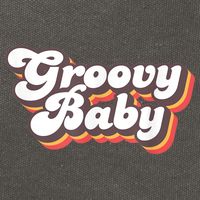 Retro Seventies Style Groovy Baby 70s Fancy Dress Cotton Canvas Backpack