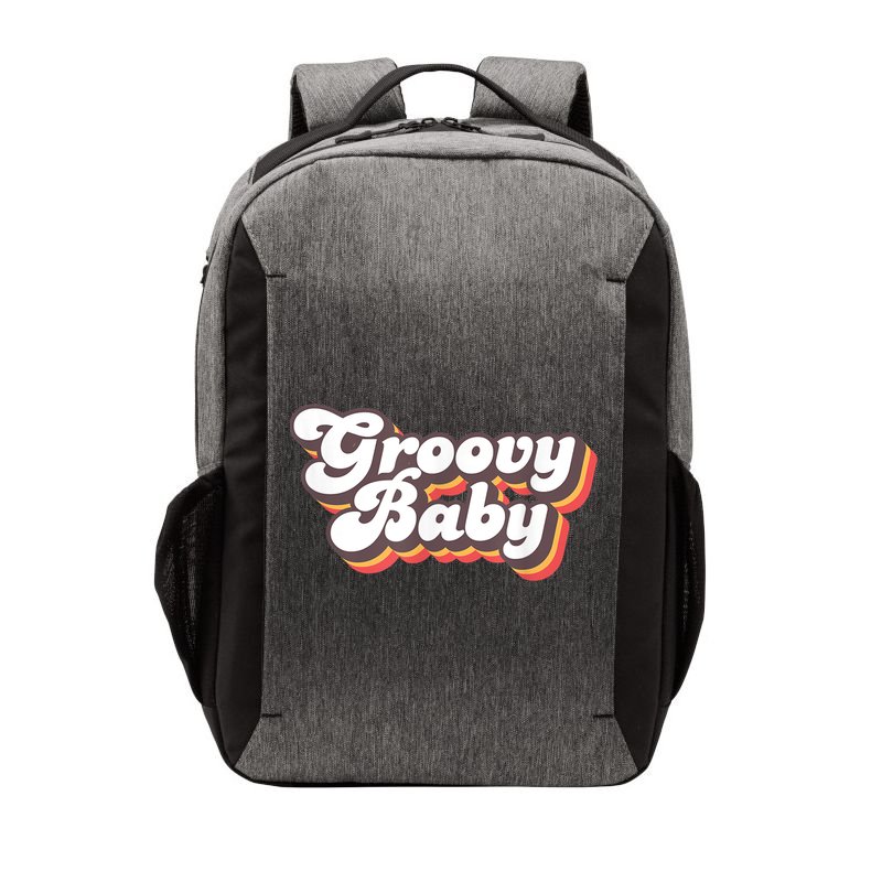 Retro Seventies Style Groovy Baby 70s Fancy Dress Vector Backpack