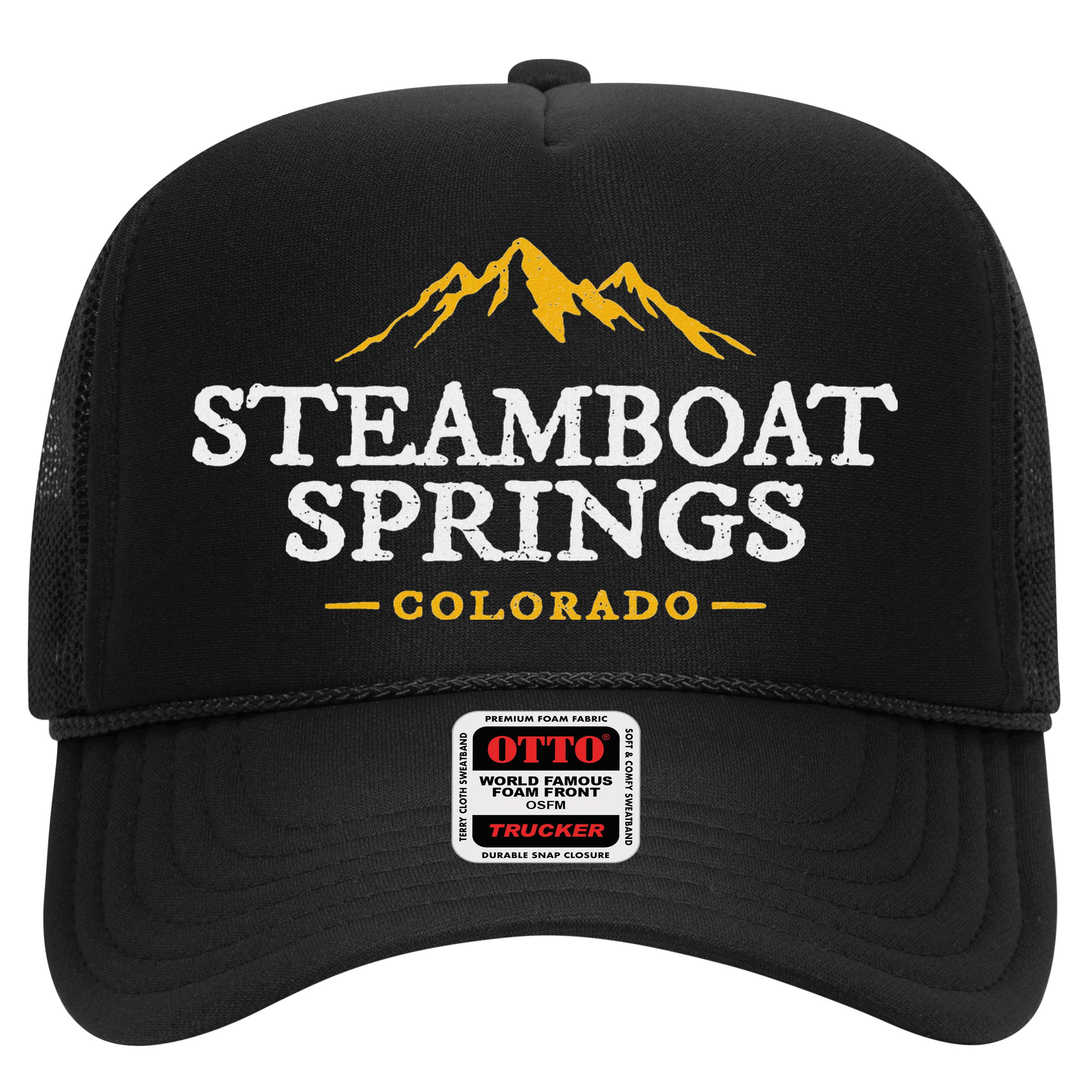 Retro Steamboat Springs Souvenir Mountain Colorado Hat