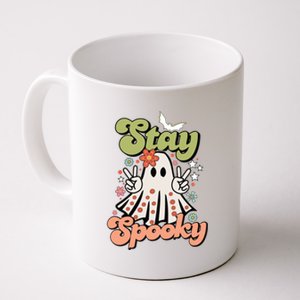 Retro Stay Spooky Ghost Print Meaningful Gift Coffee Mug