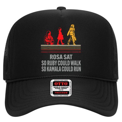 Rosa Sat So Ruby Could Walk So Kamala Could Run Trucker Hat