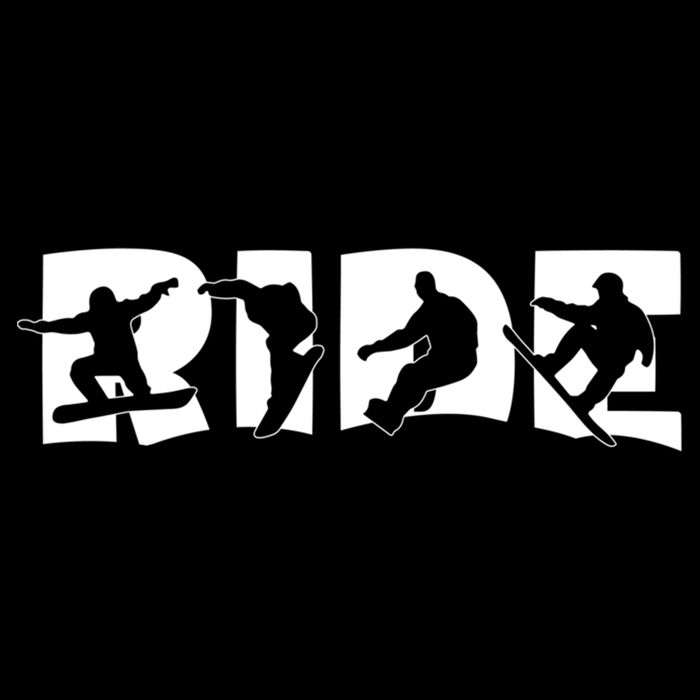 Ride Snowboard Snowboarder Gift Christmas Snowboarding Gift Backpack