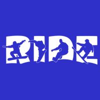 Ride Snowboard Snowboarder Gift Christmas Snowboarding Gift Apron
