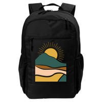 Retro Sunset Summer Graphic Design Backpack