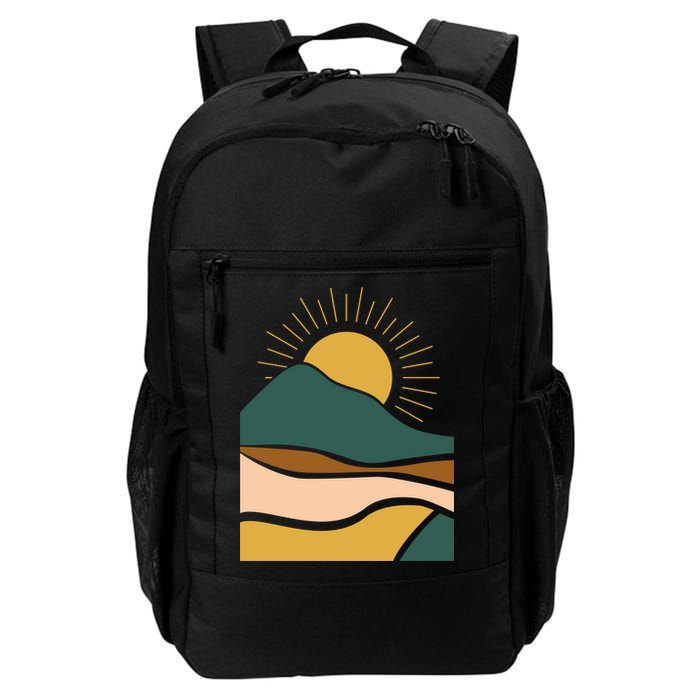 Retro Sunset Summer Graphic Design Backpack