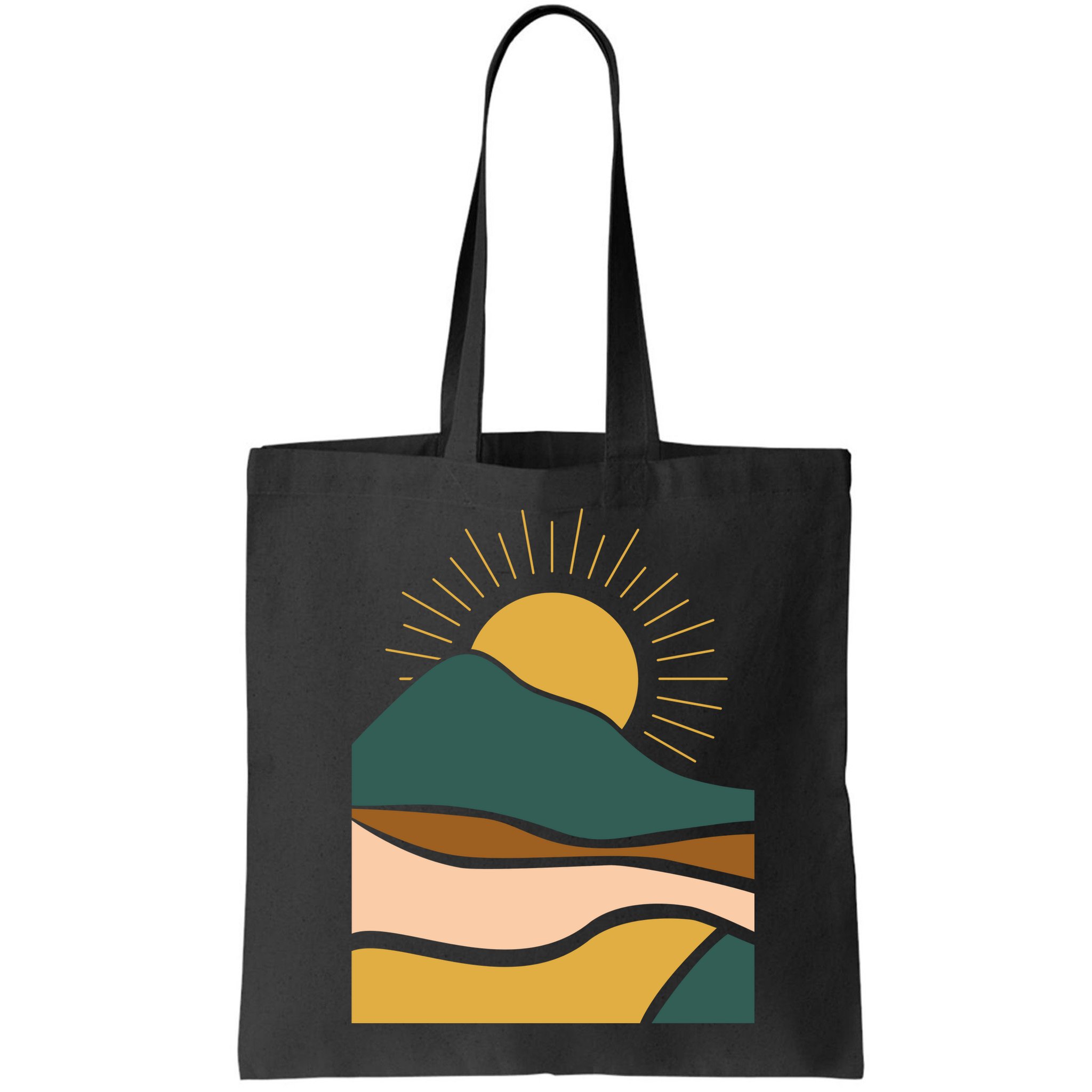 Retro Sunset Summer Graphic Design Bag