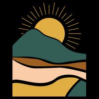 Retro Sunset Summer Graphic Design Bag