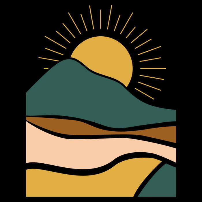 Retro Sunset Summer Graphic Design Bag