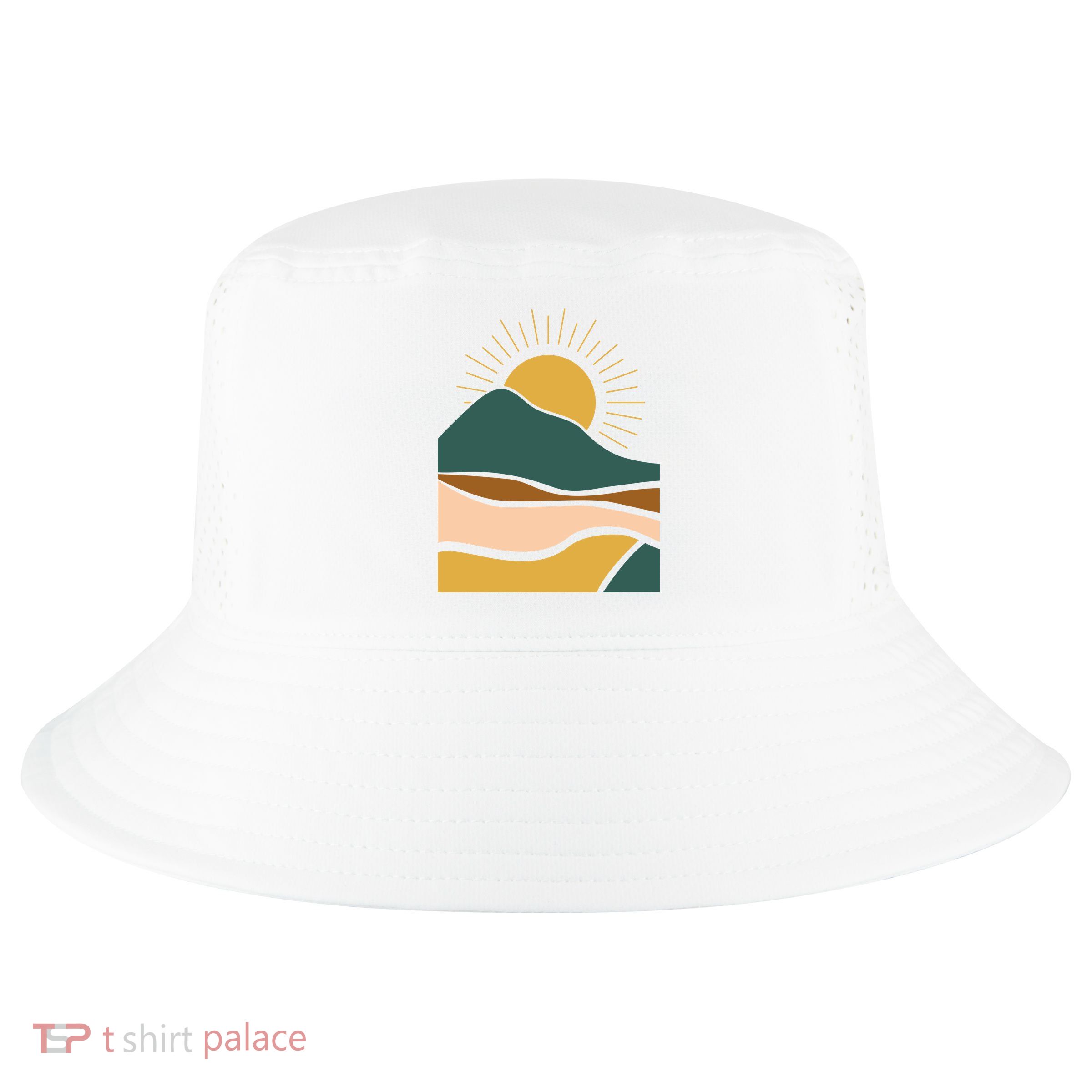 Retro Sunset Summer Graphic Design Cool Comfort Performance Bucket Hat