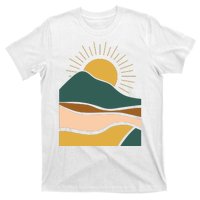 Retro Sunset Summer Graphic Design T-Shirt