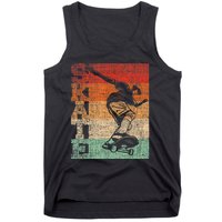 Retro Skate Skateboarder Skateboard Skateboarding Skater Tank Top