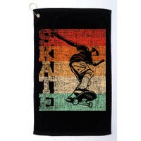 Retro Skate Skateboarder Skateboard Skateboarding Skater Golf Towel