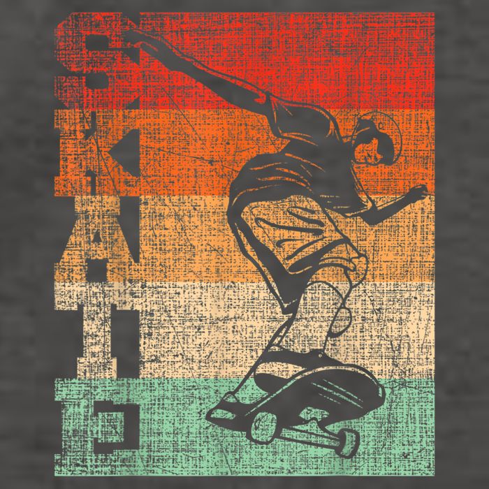 Retro Skate Skateboarder Skateboard Skateboarding Skater Vector Backpack