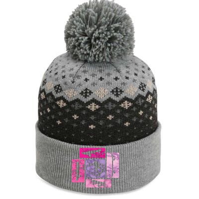 Retro Skateboarding Skate Extreme Sports Skateboard Tricks The Baniff Cuffed Pom Beanie