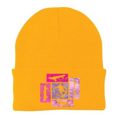 Retro Skateboarding Skate Extreme Sports Skateboard Tricks Knit Cap Winter Beanie