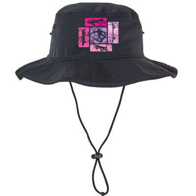 Retro Skateboarding Skate Extreme Sports Skateboard Tricks Legacy Cool Fit Booney Bucket Hat