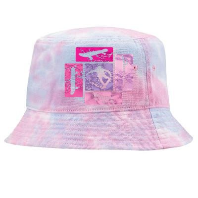 Retro Skateboarding Skate Extreme Sports Skateboard Tricks Tie-Dyed Bucket Hat