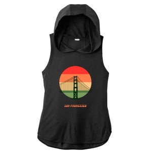 Retro Sun San Francisco Ladies PosiCharge Tri-Blend Wicking Draft Hoodie Tank