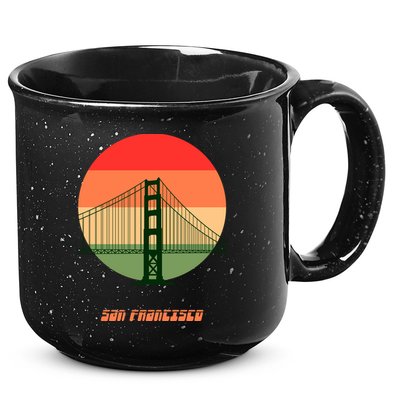 Retro Sun San Francisco 15oz Campfire Ceramic Mug