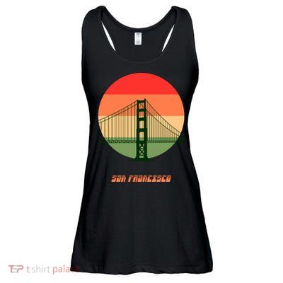 Retro Sun San Francisco Ladies Essential Flowy Tank