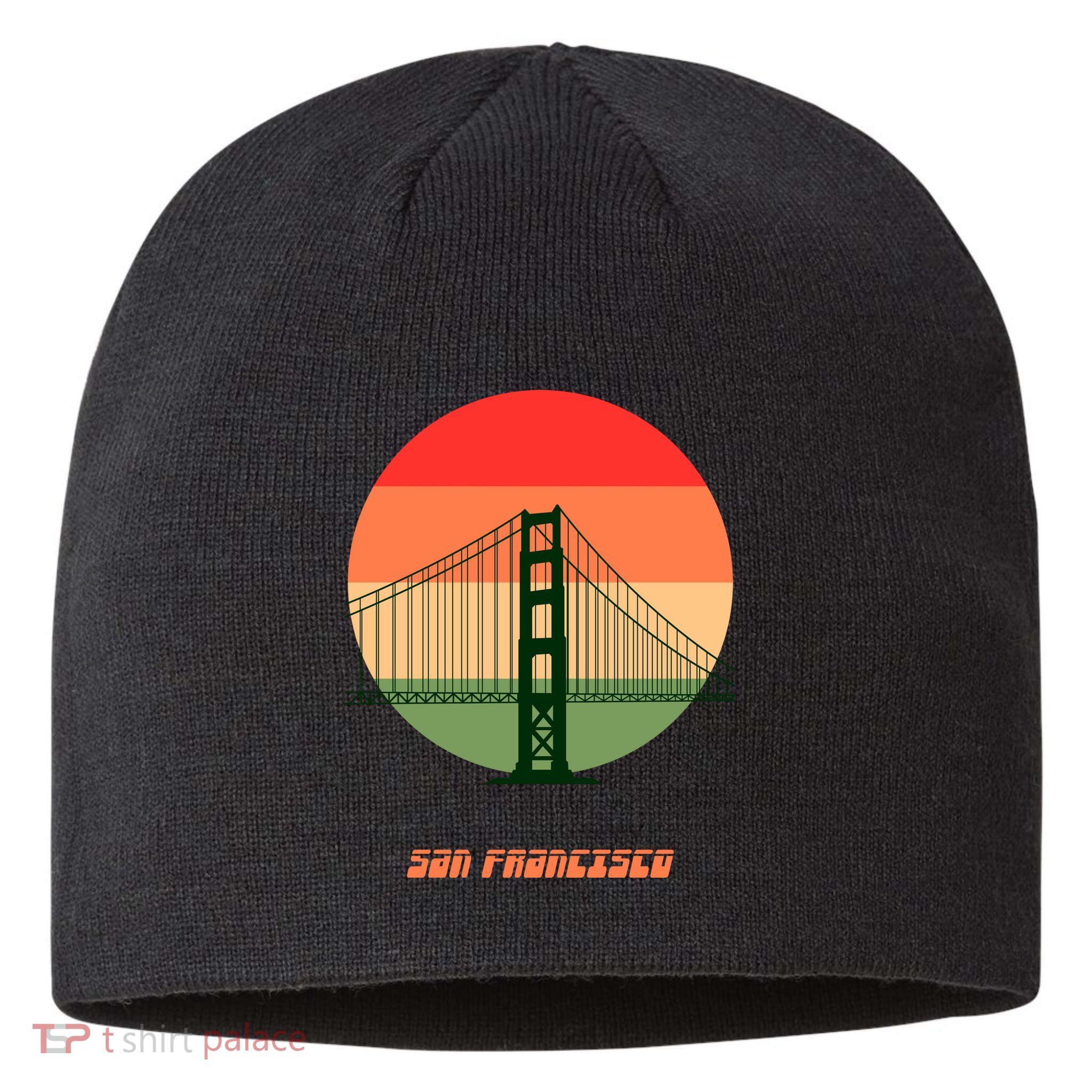 Retro Sun San Francisco Sustainable Beanie