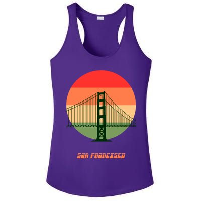Retro Sun San Francisco Ladies PosiCharge Competitor Racerback Tank