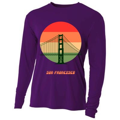 Retro Sun San Francisco Cooling Performance Long Sleeve Crew