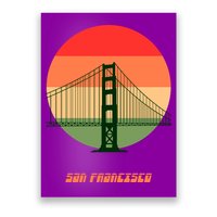 Retro Sun San Francisco Poster