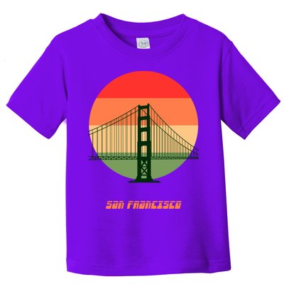 Retro Sun San Francisco Toddler T-Shirt