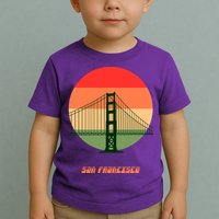 Retro Sun San Francisco Toddler T-Shirt